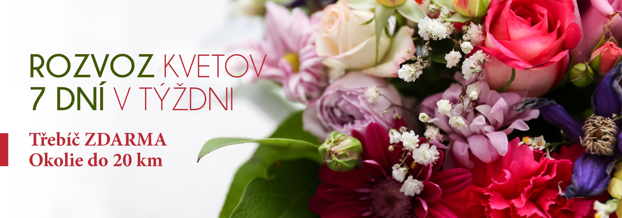 Kvetinárstvo Mirka | Rozvoz kvetov