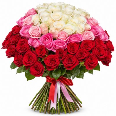 Mega Trio Rose Bouquet